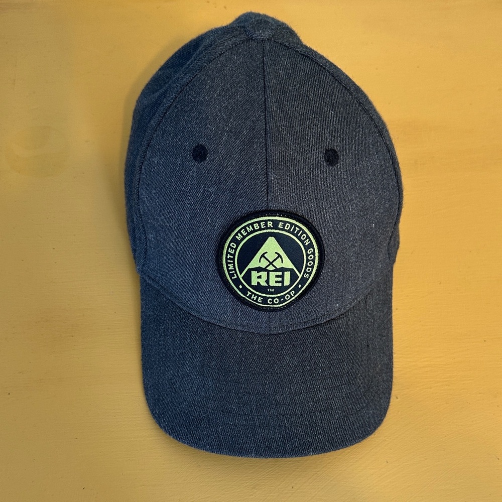 REI Exclusive Member Edition Dark Gray Cap with Logo Patch